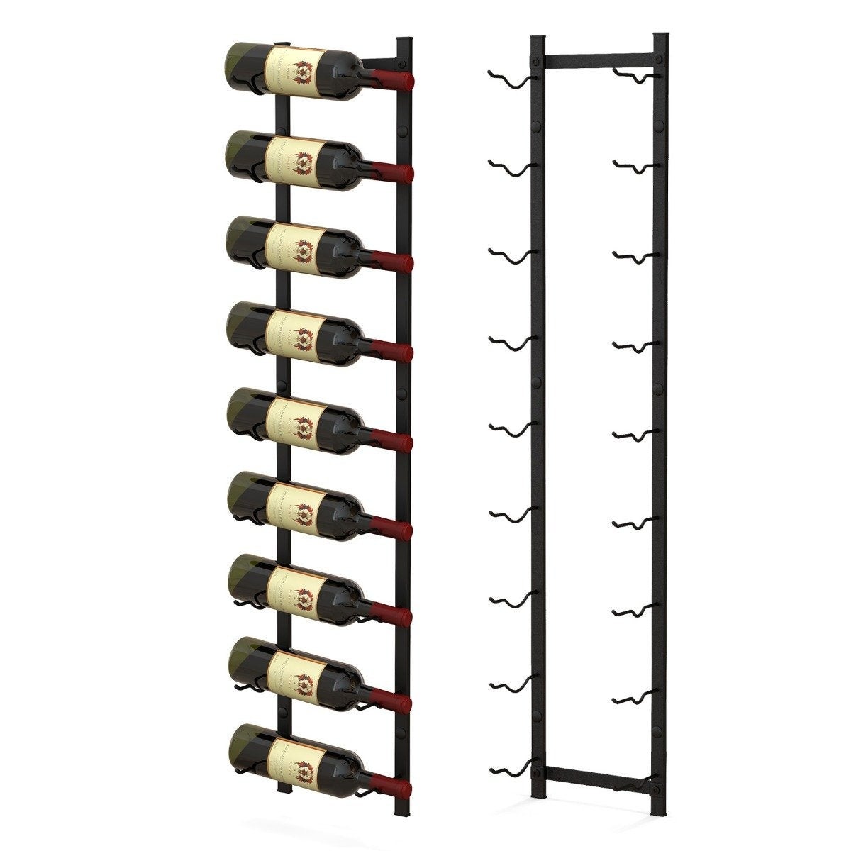 FirFurd Aparador Cocina con Botellero para 9 Botellas de Vino, Muebles
