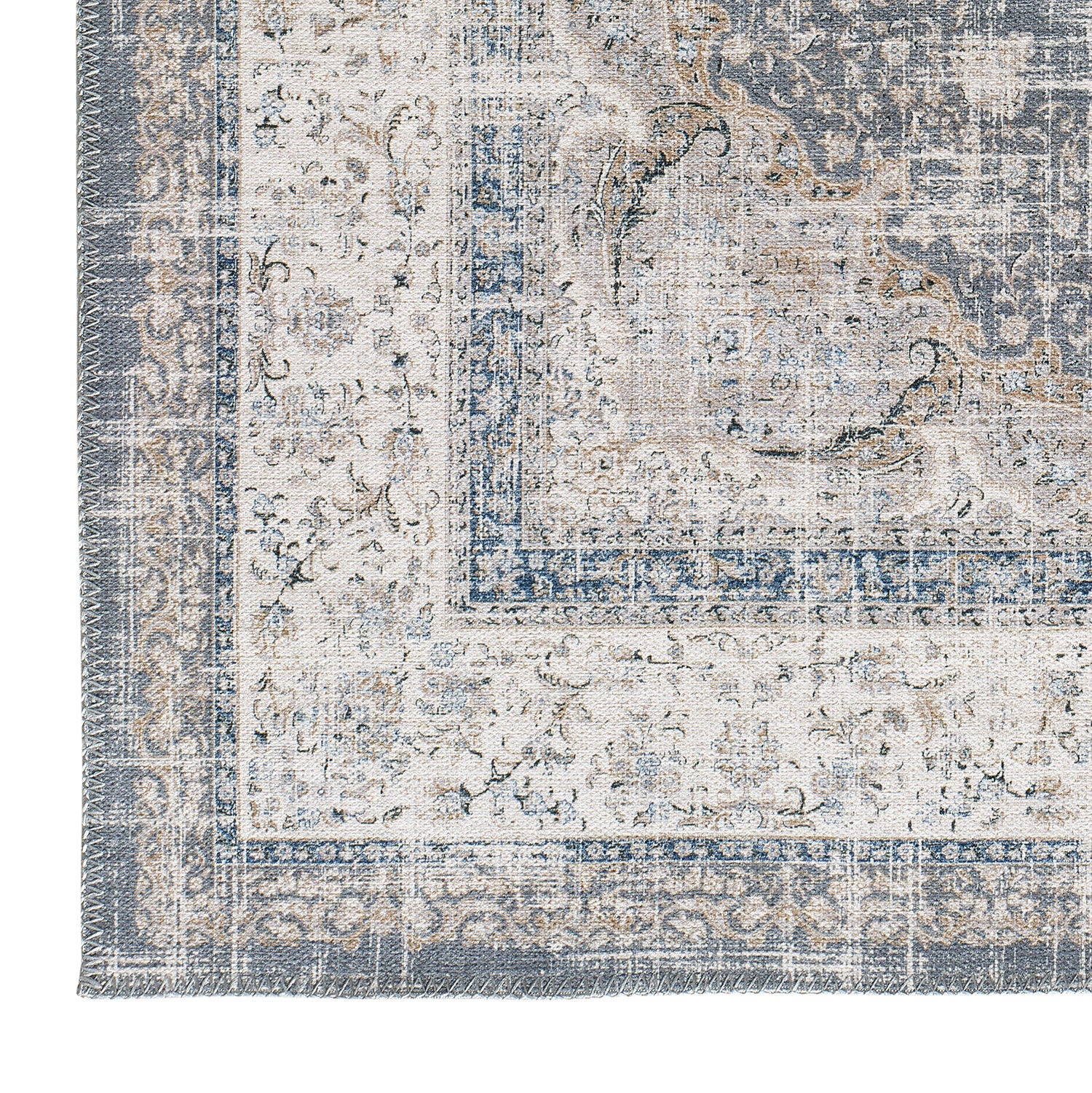 Tapis intérieur gris rectangulaire l.140 x L.200 cm NEILA vintage - ATTICGO - 4