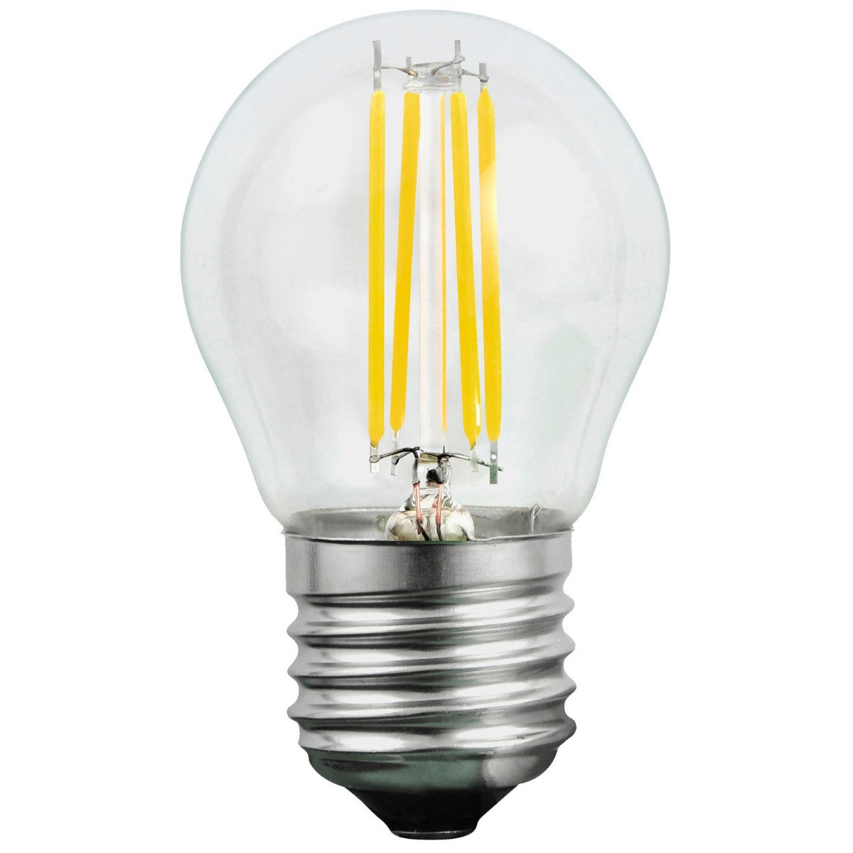 Żarówka LED COB E27 4W kulka przezroczysta Ciepła biel 3000K 400lm Polux