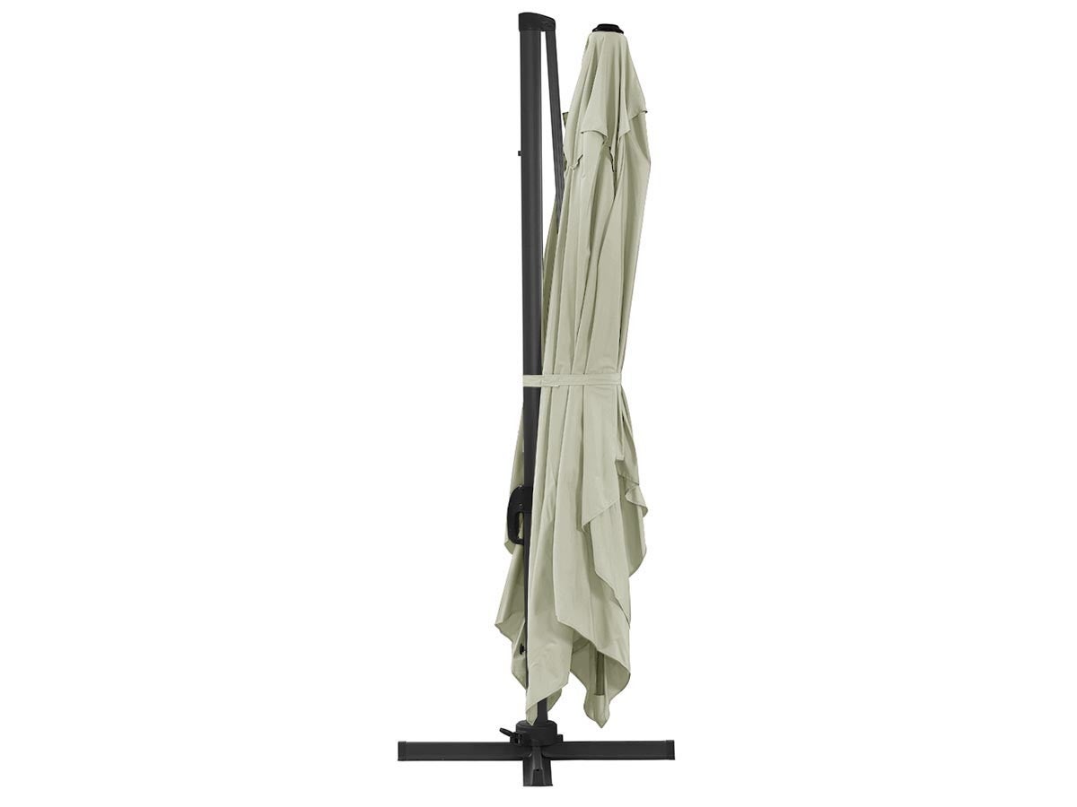 Parasol jardin déporté alu 