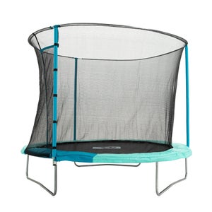 Trampoline rond D244 cm avec ouverture igloo