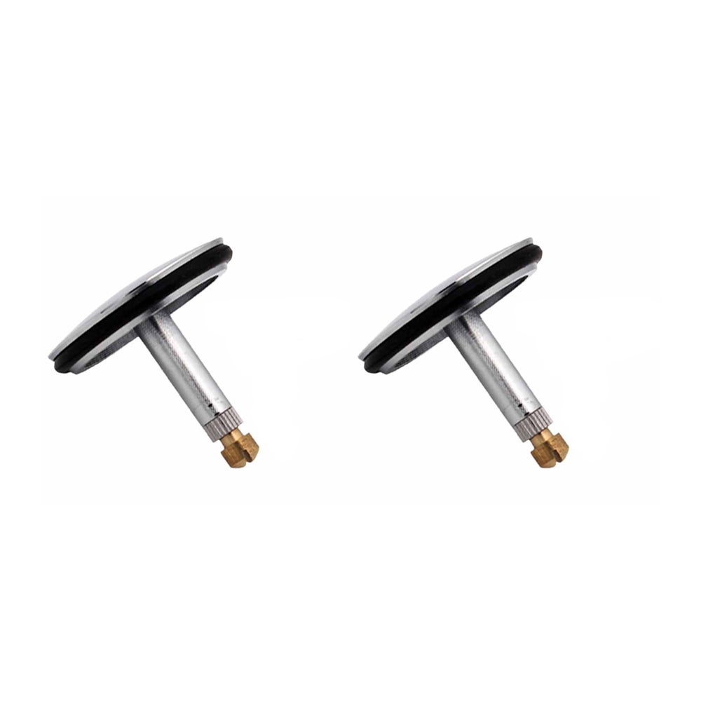 Bouchon évacuation Baignoire Lot De 2 Bouchons De Vidange Baignoire 70 Mm Avec Vis - Acier Inoxydable Argenté - Pour Remplacement Anti-fuite Trou Bonde 70 Mm Acier Inoxydable