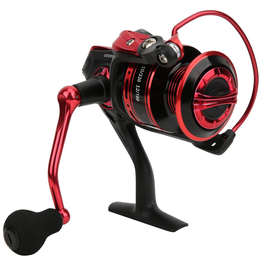 Accessorio per attrezzatura per mulinello da pesca con bobina da pesca in metallo resistente con 5 + 1 cuscinetti (DS4000) - 2