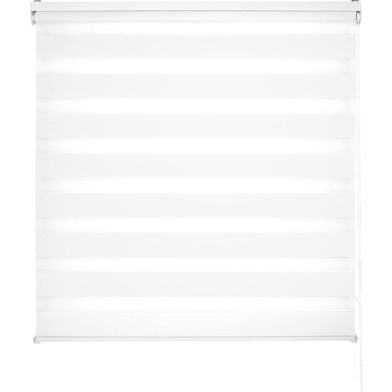Blindecor lira | estor enrollable noche y día - medidas estor: 130x180 - medidas tela estor: 127x175 - estor blanco