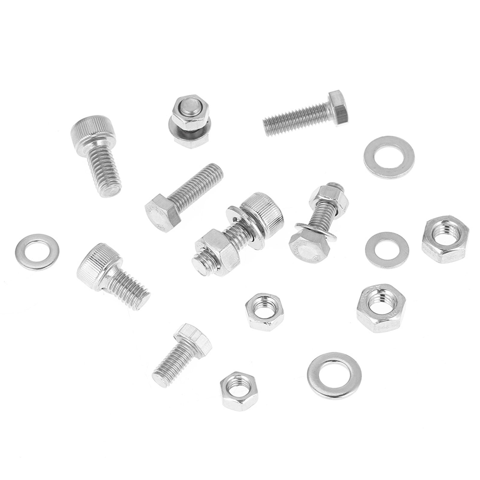 Tbest 6 Bulloni Per Attacco Manubrio In Lega Di Titanio – M5x18mm Con Rondelle, Arcobaleno - 2