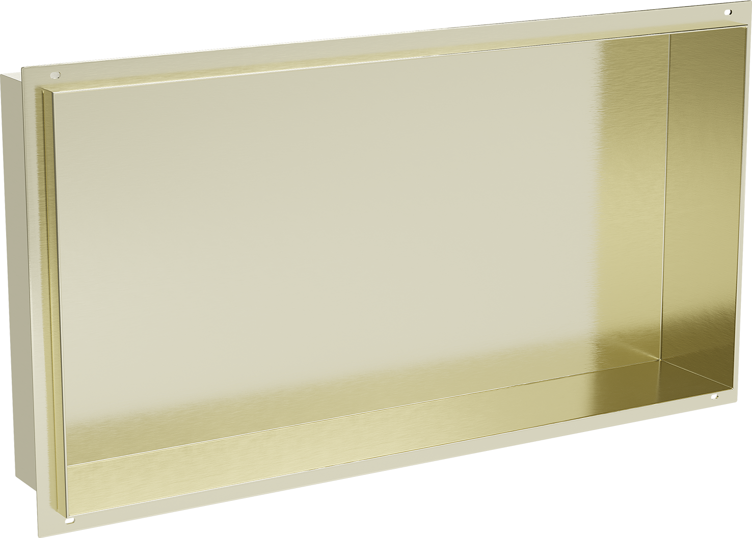 Mexen X-Wall-NR półka wnękowa bez kołnierza 60 x 30 cm, złota szczotkowana - 1951603010