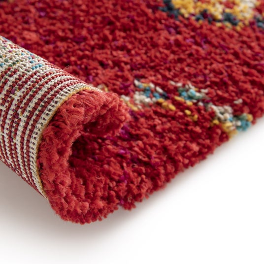 Tapis motif berbère - Azilal - Rouge - 160 x 230 cm - 4