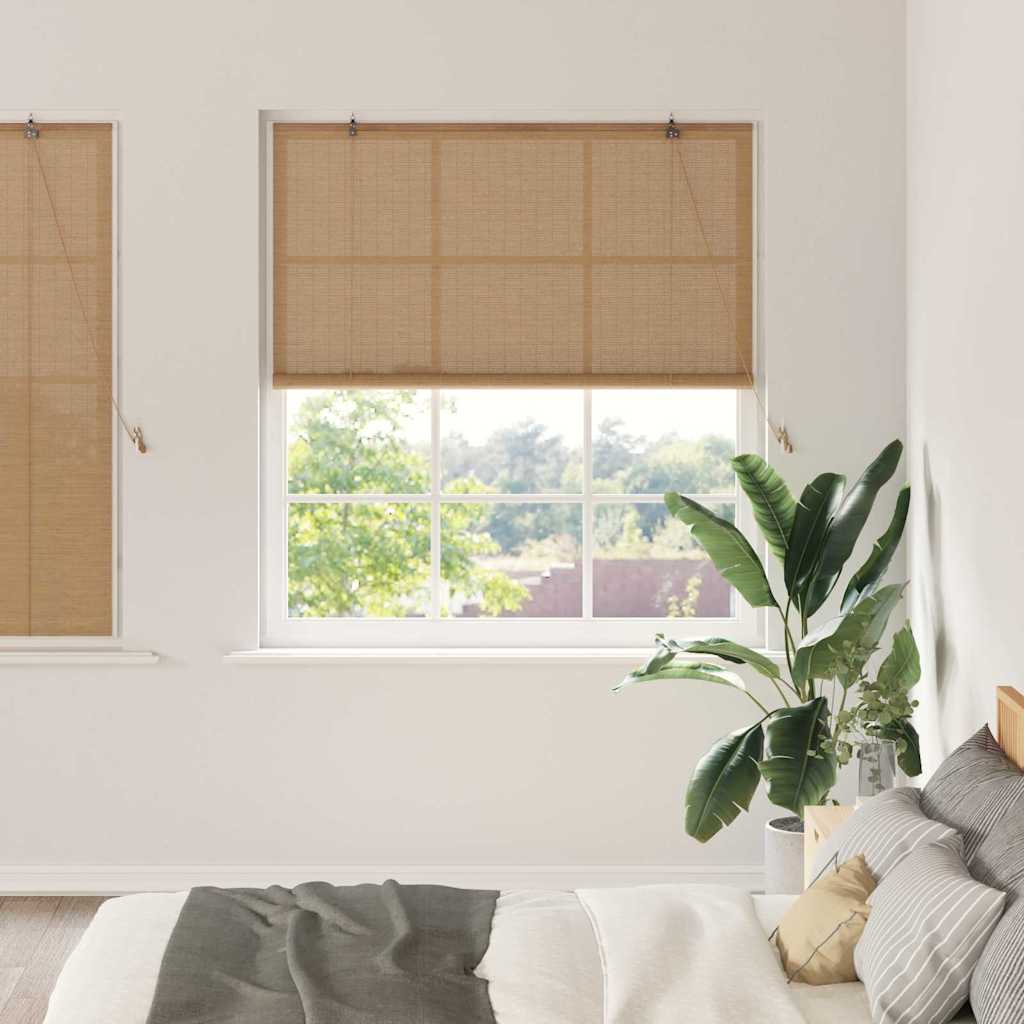 Bamboo Roleta brązowy 150 x 160 cm Bambus vidaXL