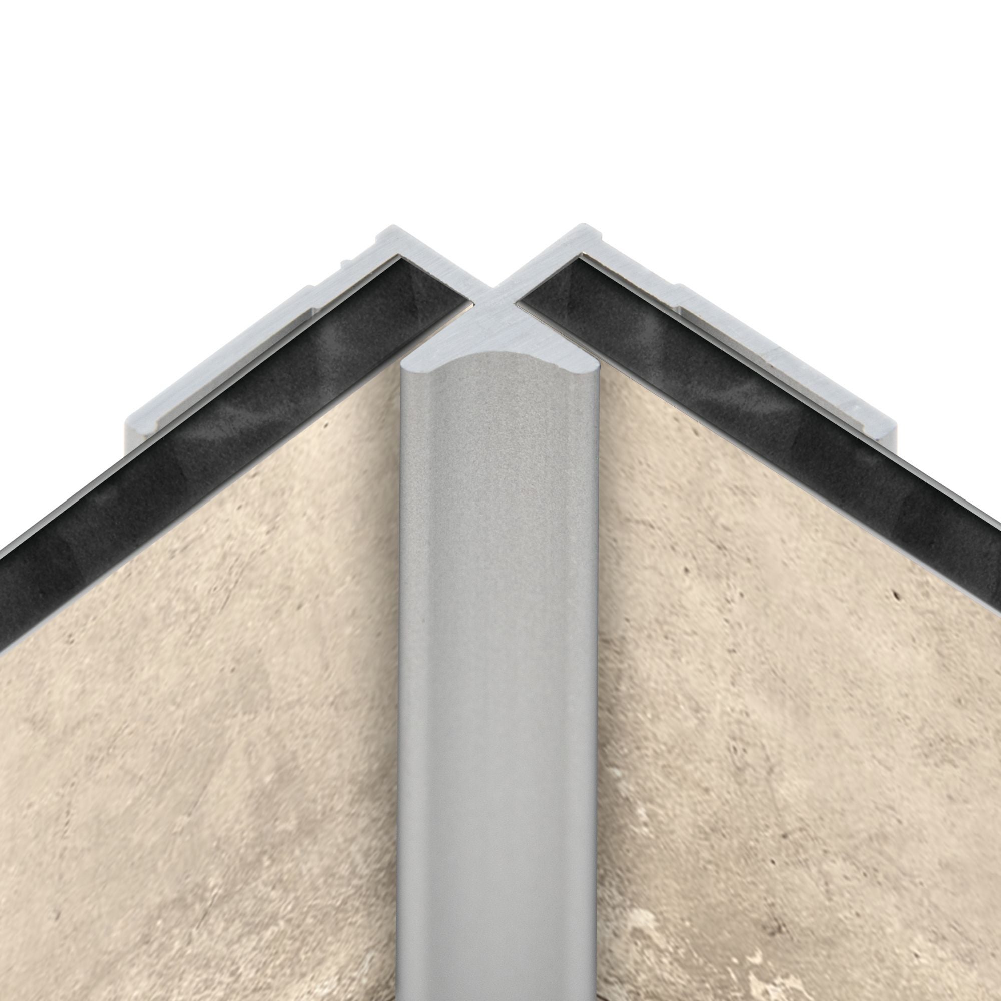 Schulte profilé d'angle intérieur, H.255 x l.2,3 cm, pour panneau mural de douche, DécoDesign, aluminium,&nbsp;alu-argenté - 5