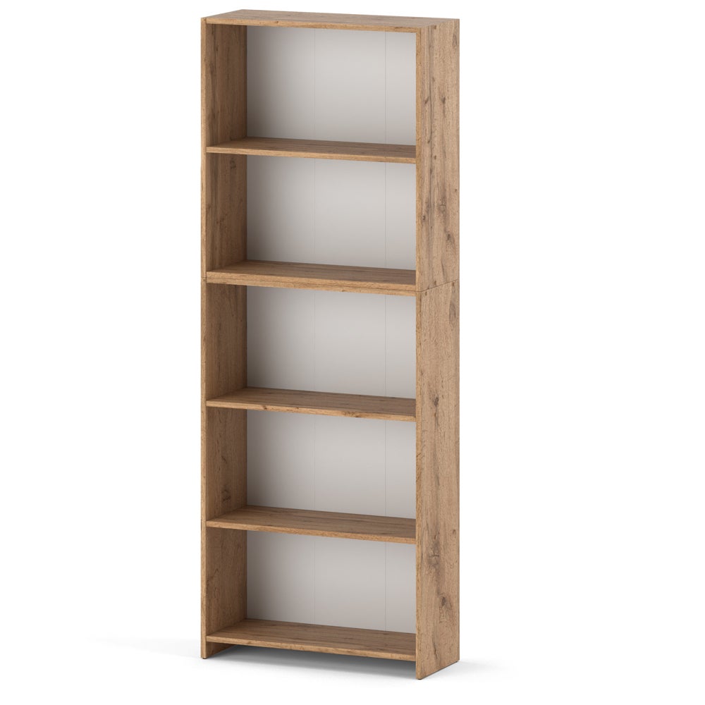 Regał na segregatory książki pella 70cm dla dzieci na zabawki dąb wotan