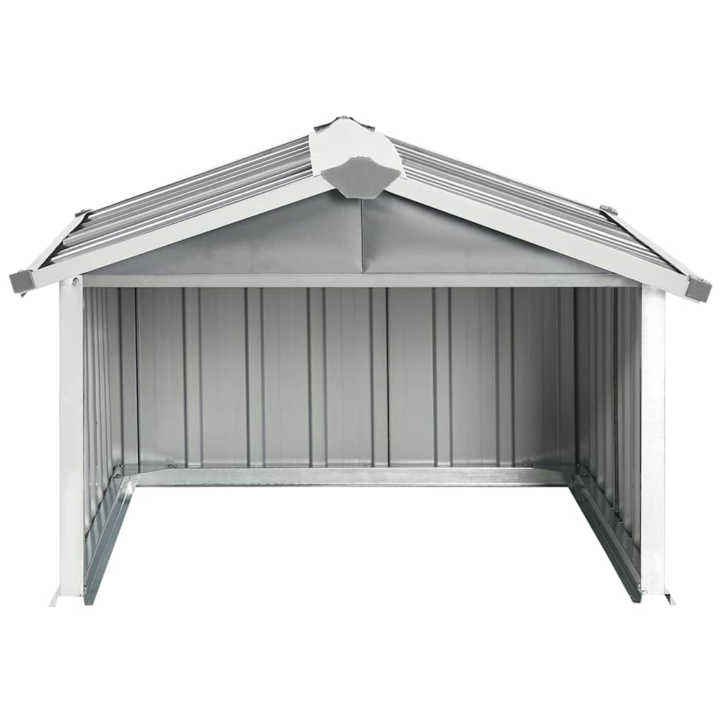 Abri pour robot de jardin 92x97x63 cm Acier galvanisé Gris vidaXL - 4