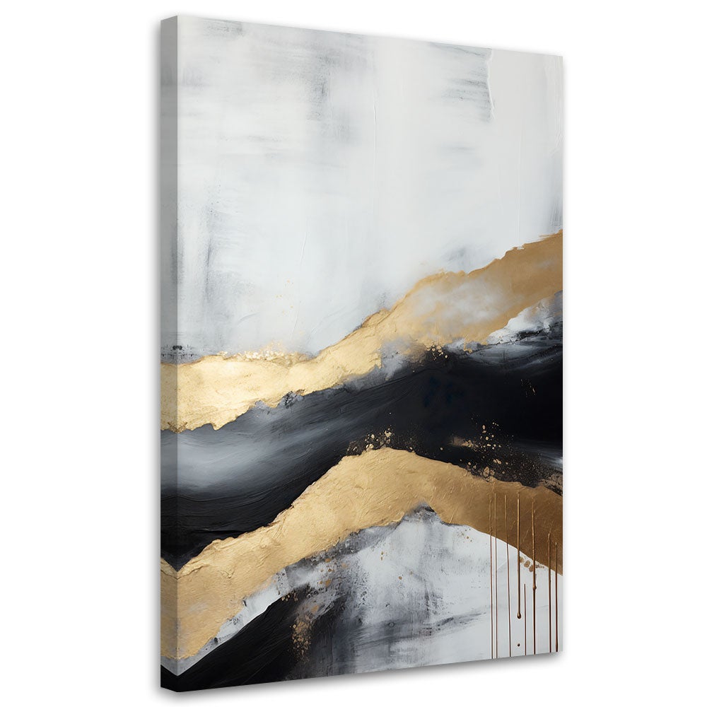 Obraz na płótnie, Złota abstrakcja 60x90