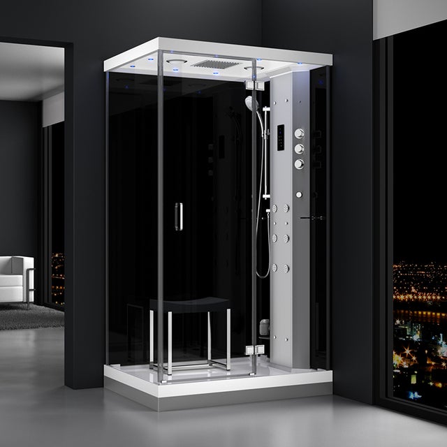 Cabine hammam 120 x 90 URBAN DROITE N2
