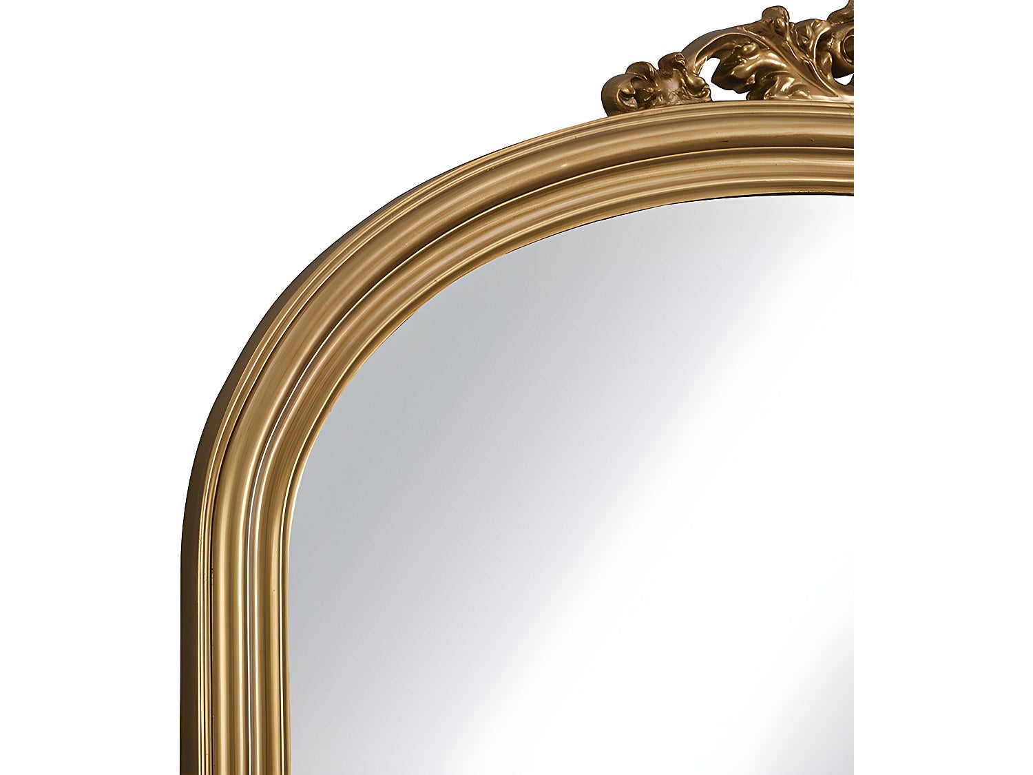 Miroir en bois de paulownia - L. 107 x H. 90 cm - Doré - EYOB - 6