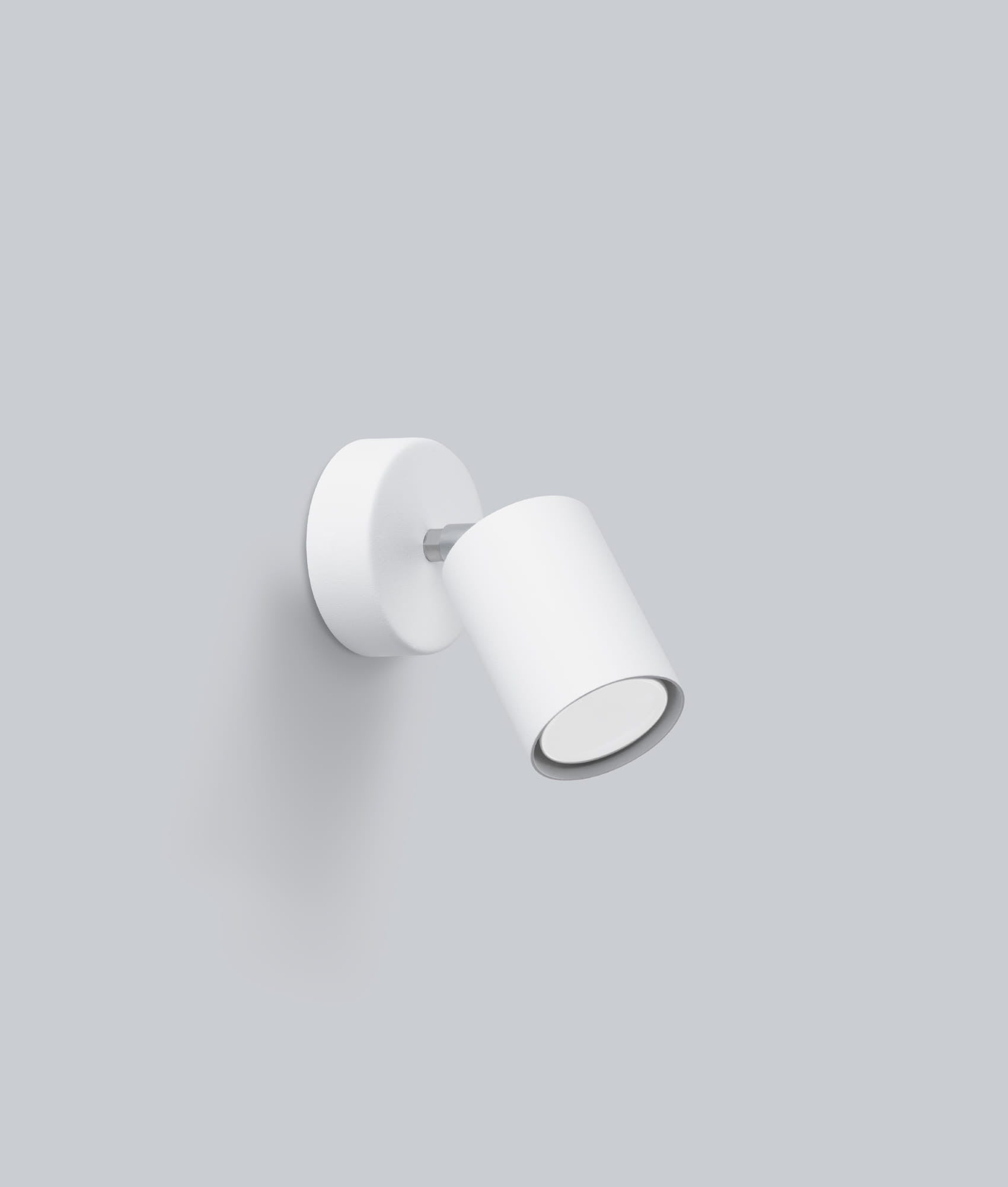 Kinkiet ścienny Lemmi biały chromowany 1xGU10x40W styl minimalistyczny wym: 18,5 x 8 x 8 cm metal IP20 Sollux Lighting - 2