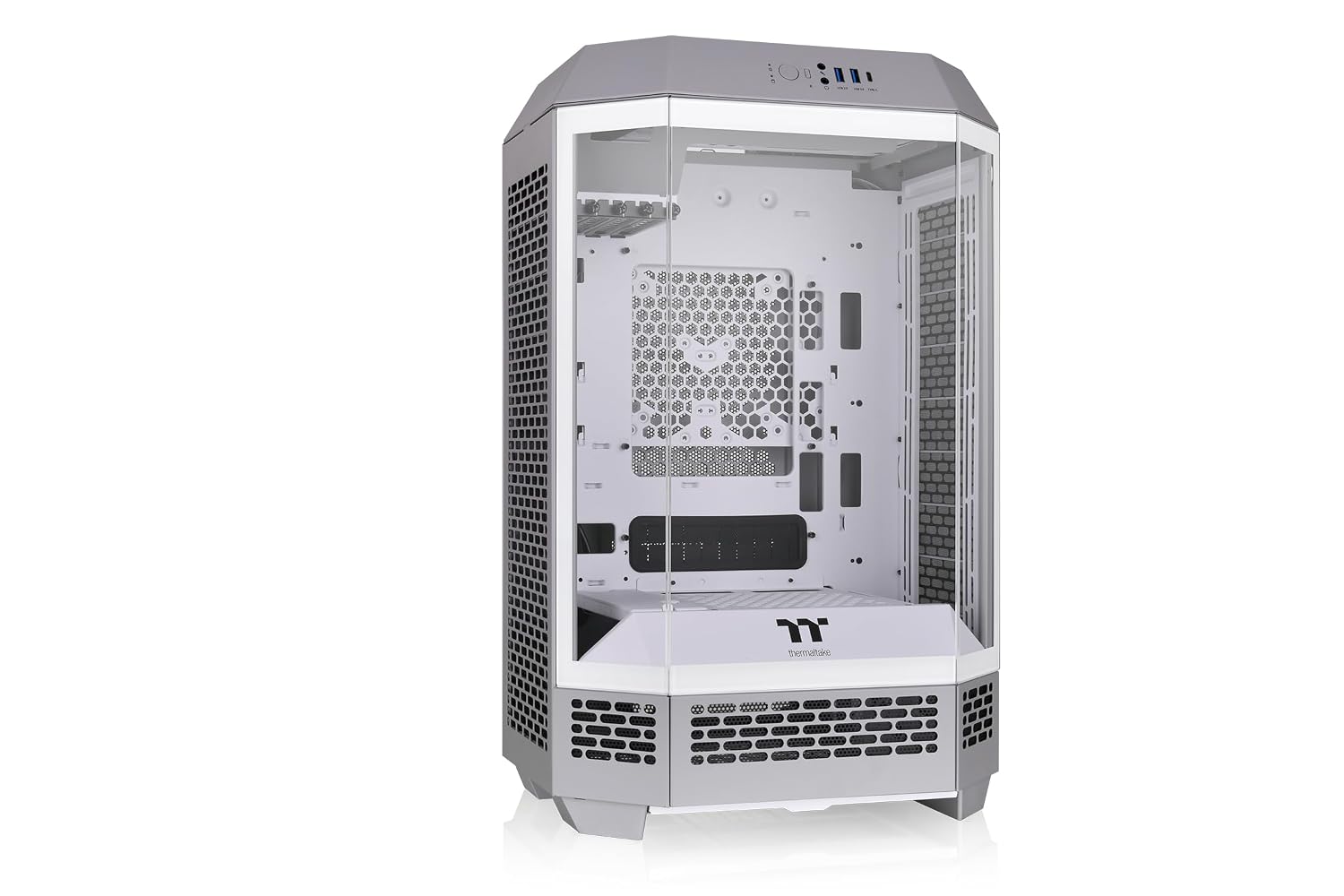 Caja PC Thermaltake Tower 300 Limestone Micro Torre Gris/Blanco micro ATX/Mini-ITX - Imagen 2