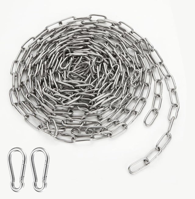 Lot De 2 Maillons Inox 316 A4 – Diamètre 6mm, Longueur Utile 46mm – Idéal Pour Accastillage