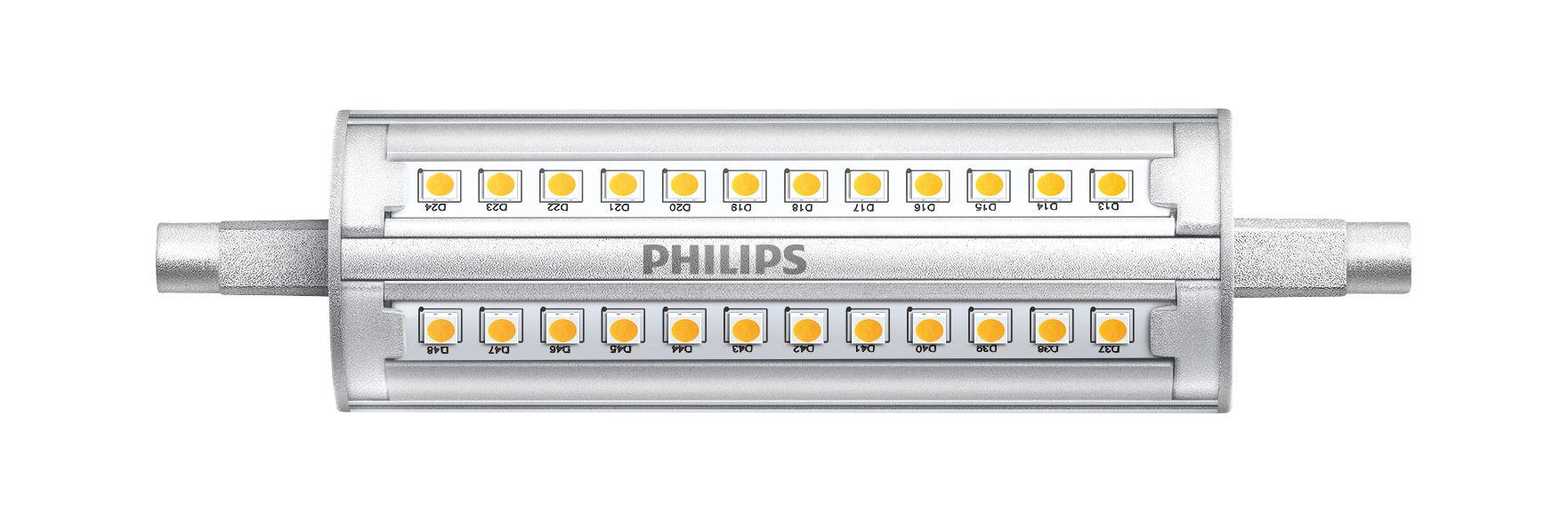 ampoule à led - philips corepro - 14w - culot r7s - 118 mm - 3000k - philips 714003 - 5