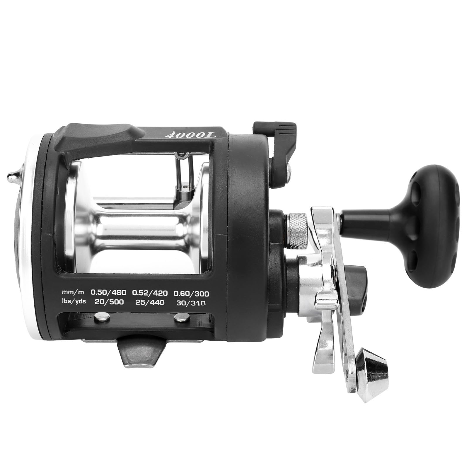 Mulinello da pesca in metallo TSSD Rapporto di velocità 3.8:1 Accessorio per ruota da pesca Baitcasting 1BB (TSSD-4000L) - 6
