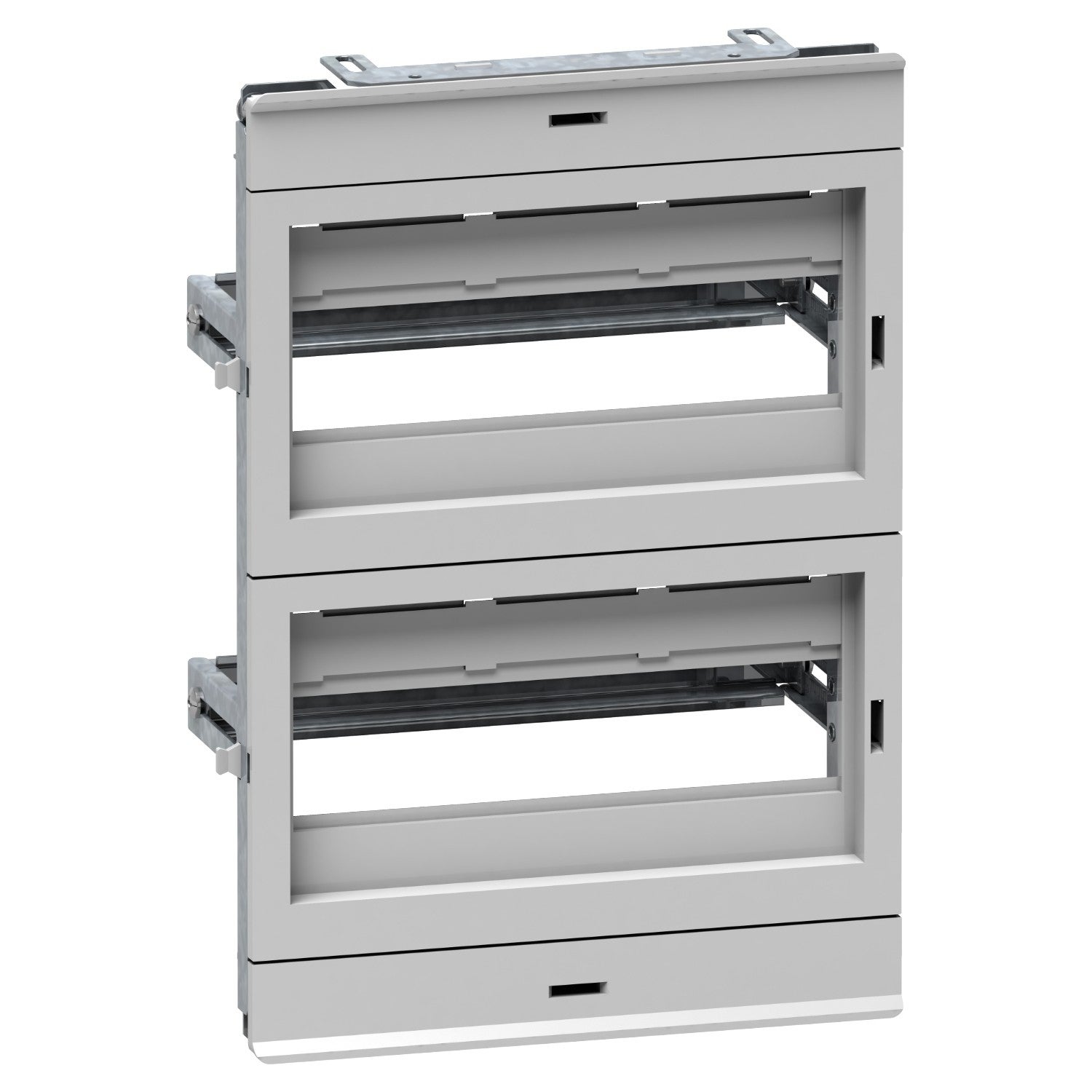 Châssis de distribution modulaire 24 modules - Ral 7035 | Bricoman