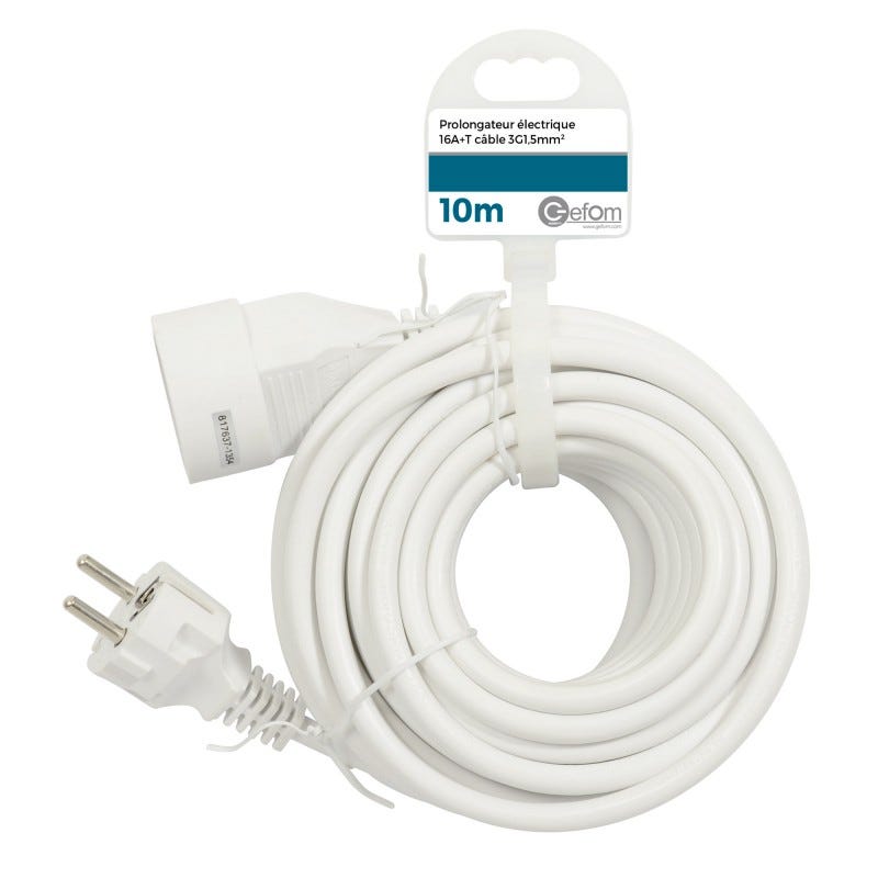 Rallonge électrique 10M | Leroy Merlin