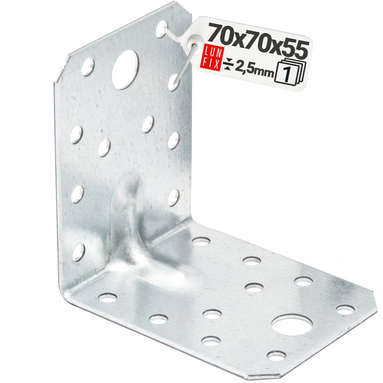 Kątownik ciesielski 70x70x55x2,5 1szt.
