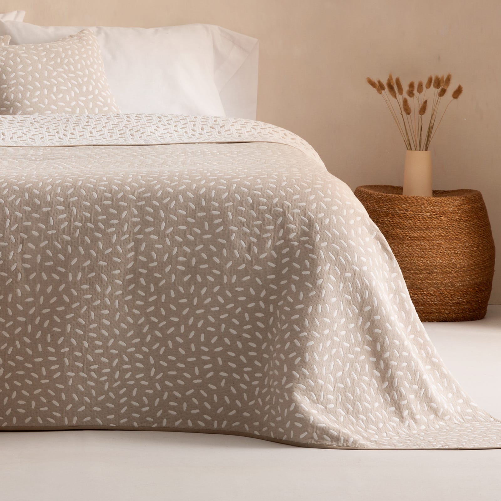 Colcha Colcha cama 180 cm ligera entretiempo primavera verano Cinti jacquard ...