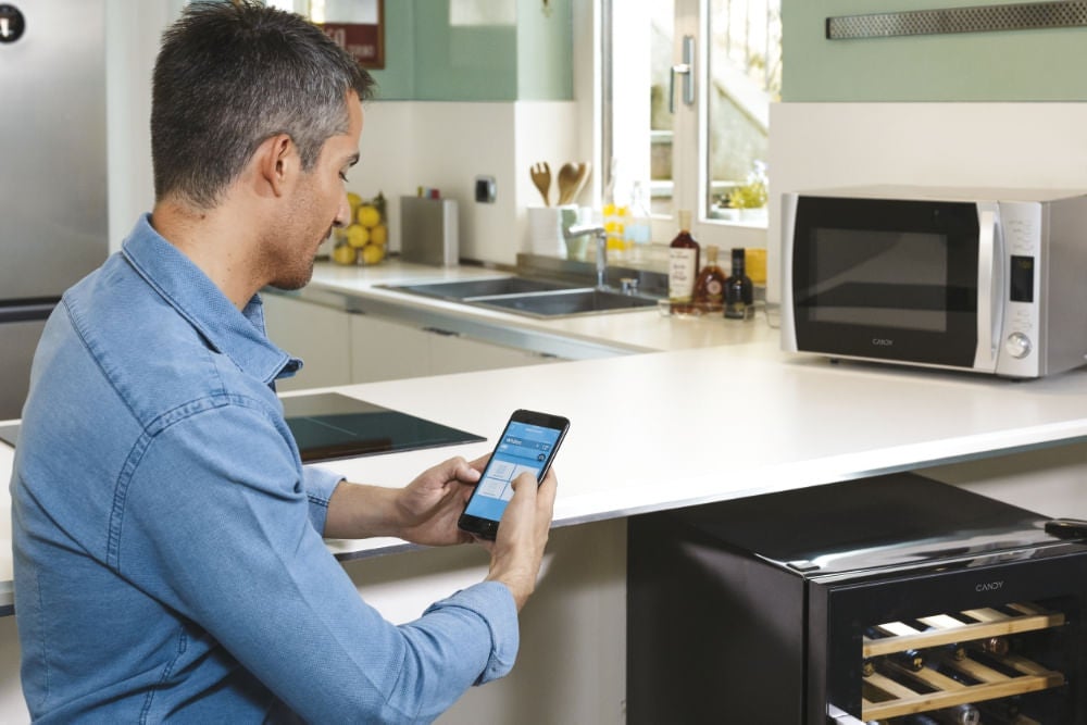 Four à micro-ondes Candy COOKinApp CMXG 30DS à surface plane avec gril 30 L 900 W Acier inoxydable - 7