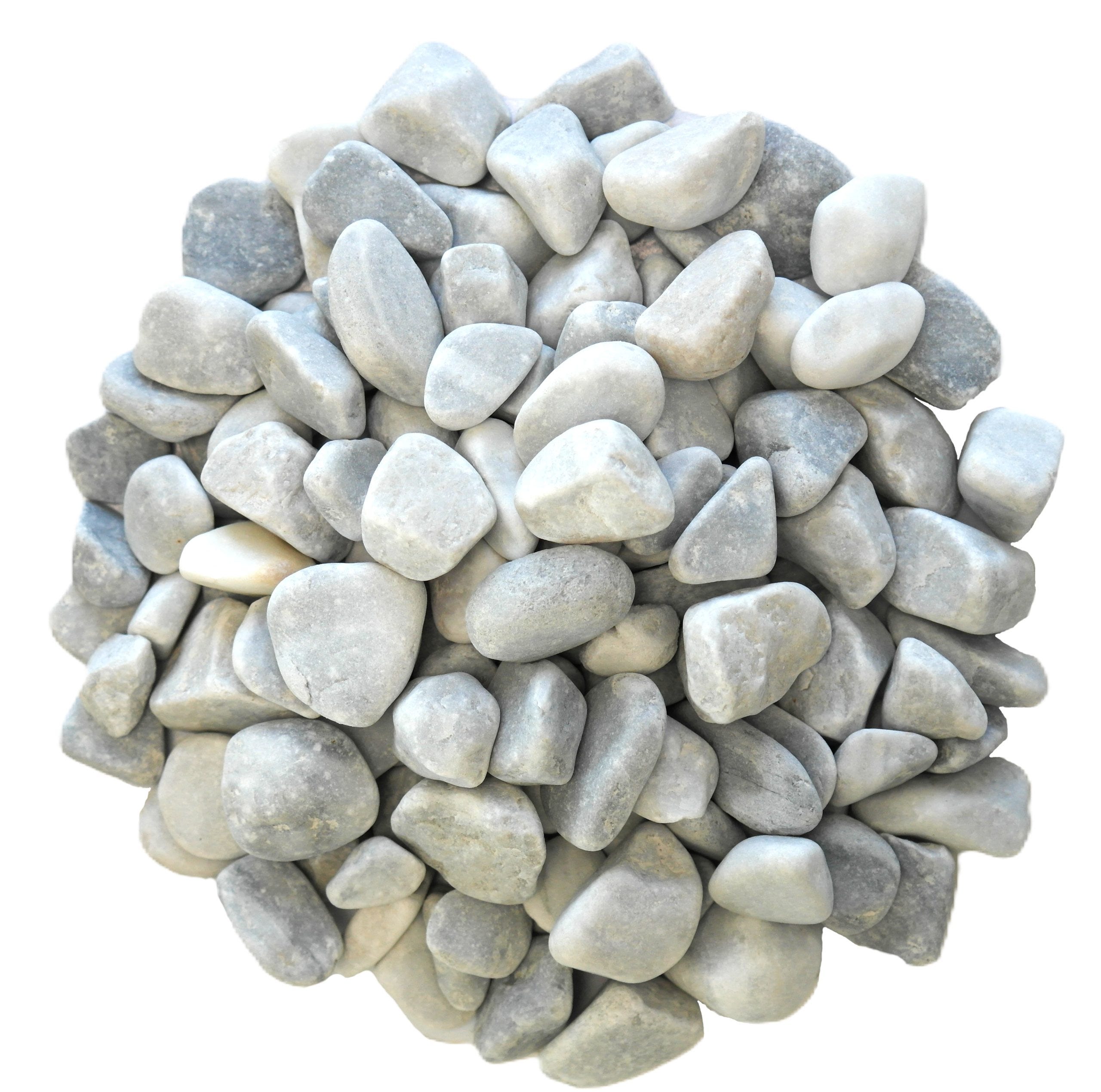 Galet roulé ice blue 40/60 en big bag d'1T | Leroy Merlin