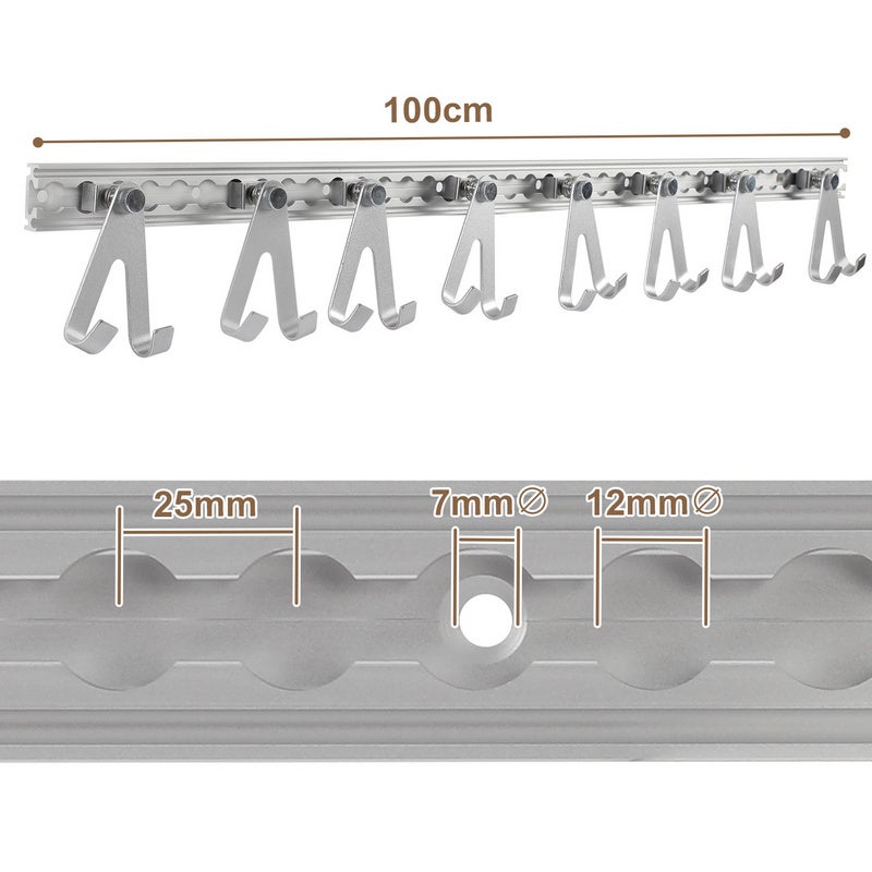 4x szyna mocująca aluminiowa Airlin 100 cm Airlin - 2