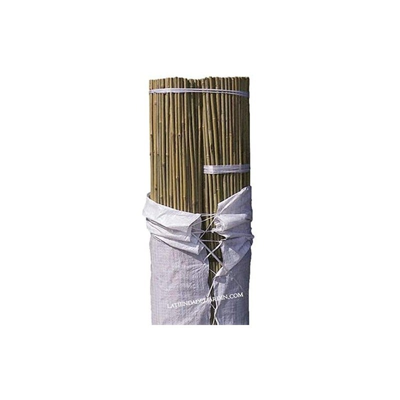 Lot de 100 Tuteur en Bambou 210 cm, 16-18 mm, Tubes en Bambou pour Plantes et Arbres, Baguettes de bambou, Canne de bambou - 2