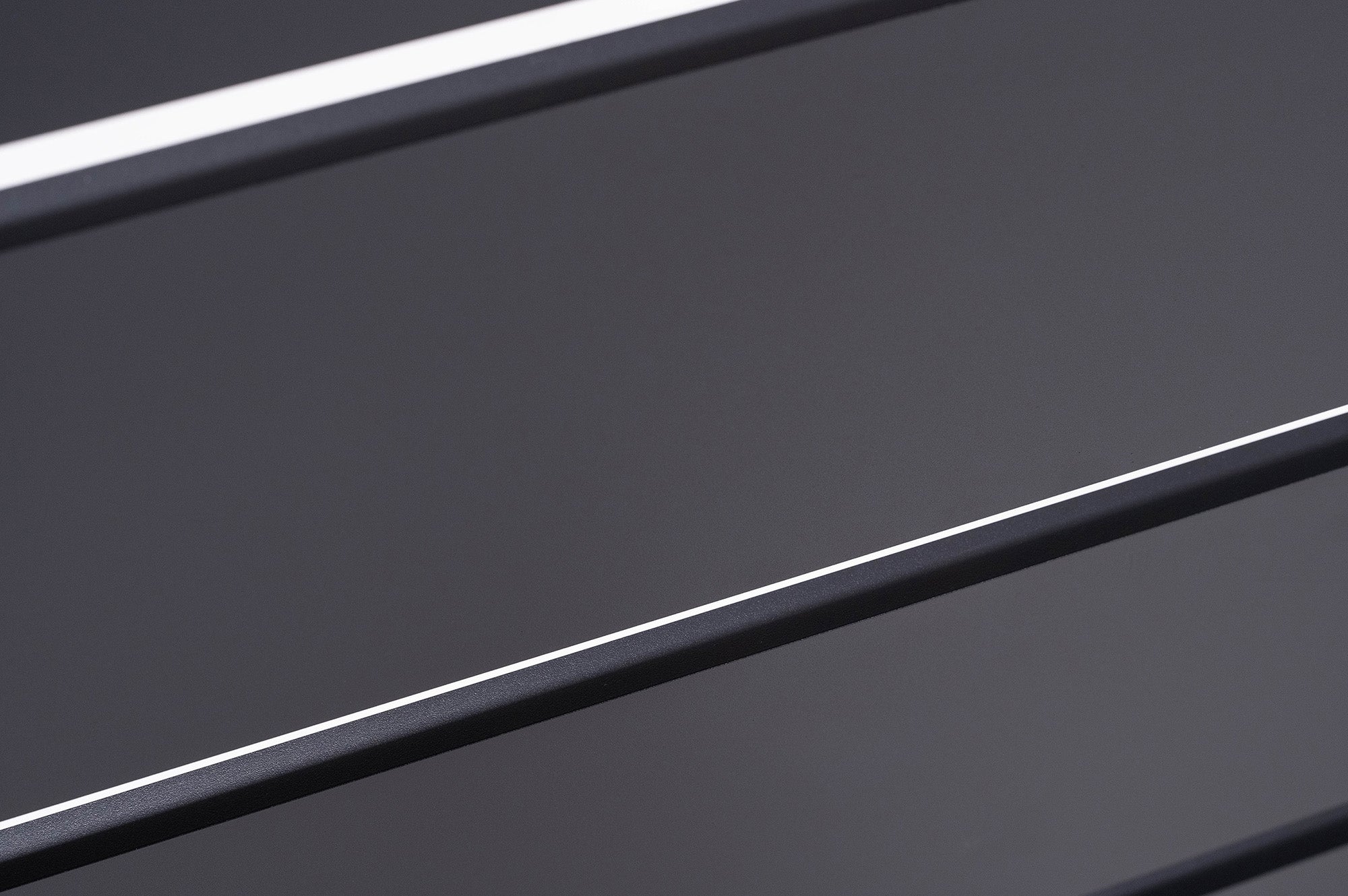 VOGEL Cancello pedonale manuale in alluminio, semi traforato 106 x 140 cm, grigio - 7