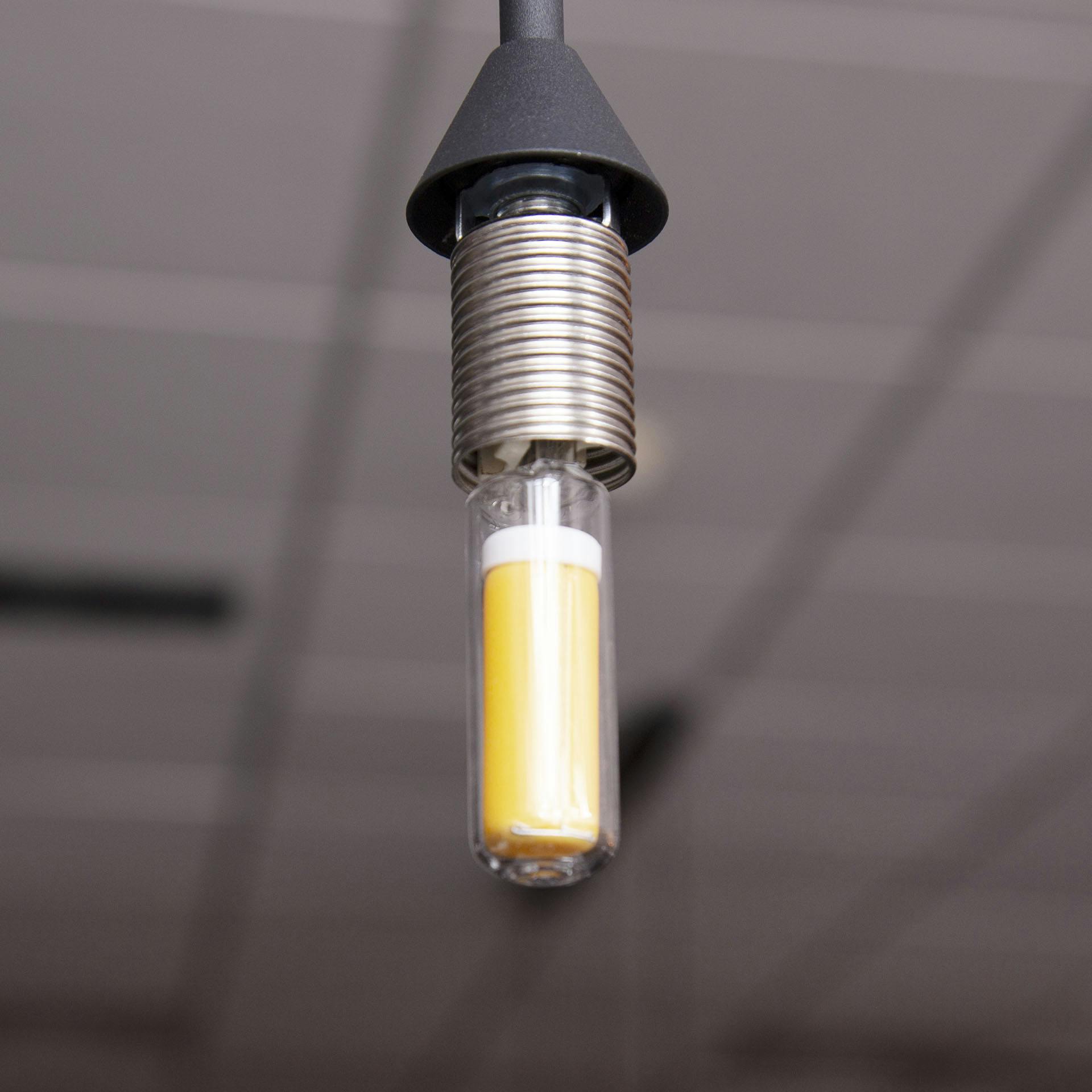 Ampoule tube LED G9 en verre transparent (intensité réglable) Leroy