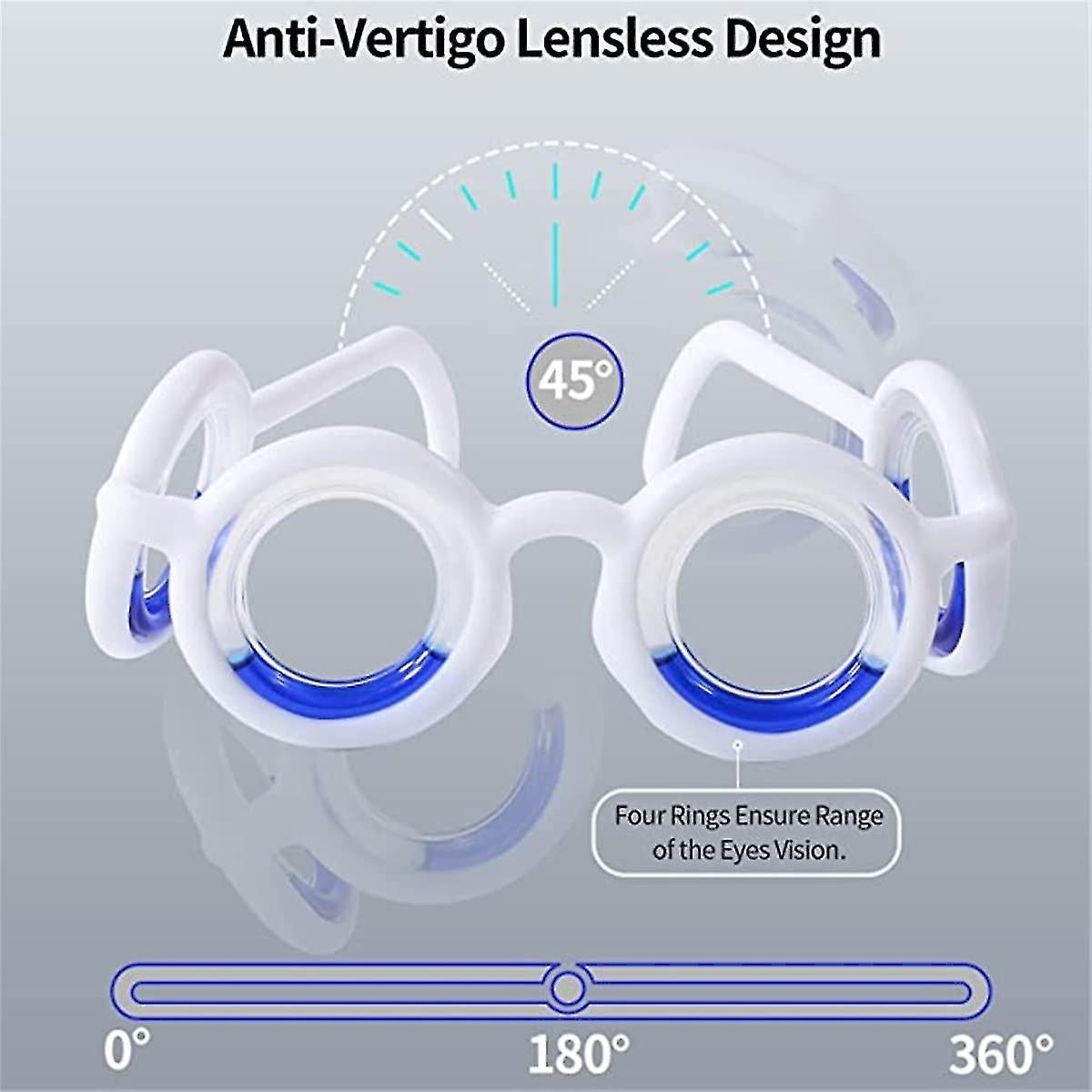 Lunettes anti-mal des transports, lunettes portables ultra légères pour soulager les nausées et le mal de mer pour les jeux de voyage sportifs - 4