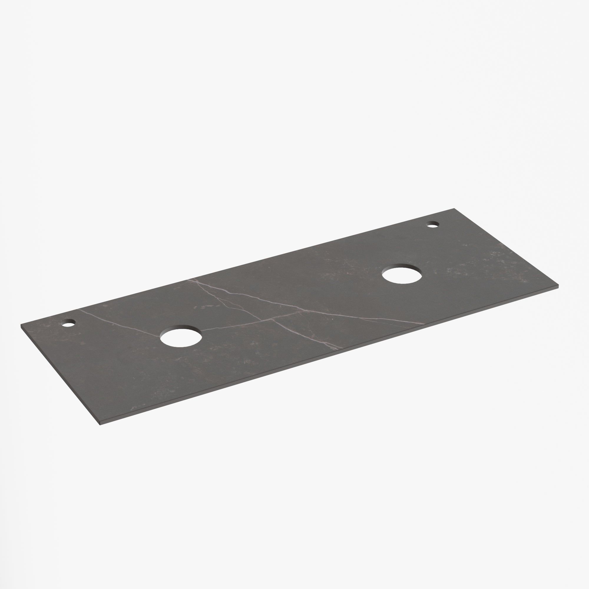 Blat pod umywalkę Dekton ciemnoszary 121x46x1,2 cm