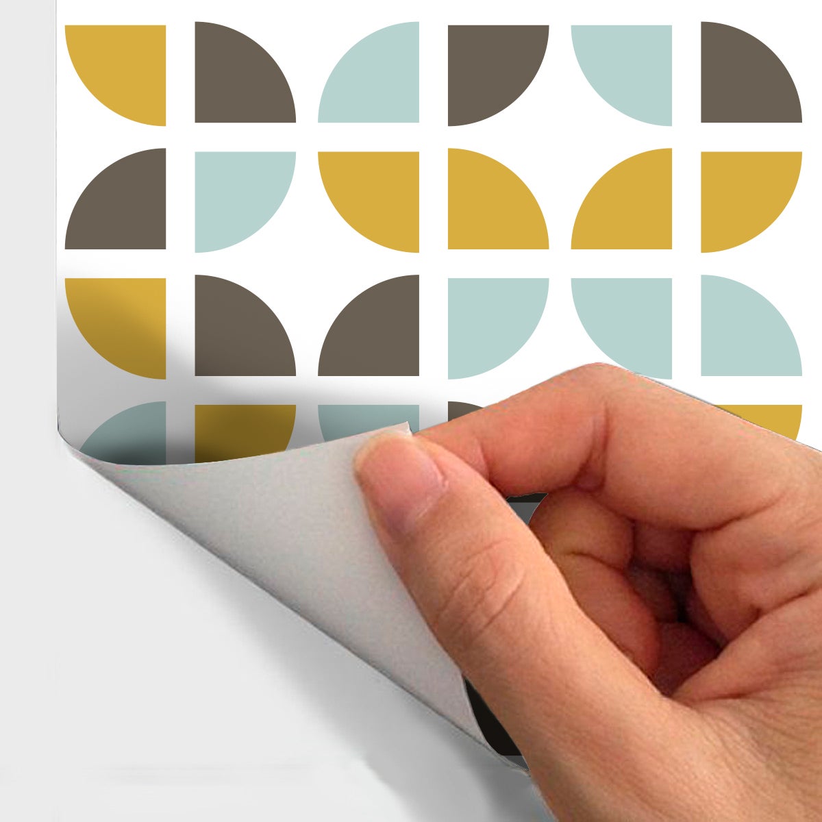 Adesivo carta da parati scandinava Malmo - Sticker adesivo - adesivi murali - 40x40cm - 5