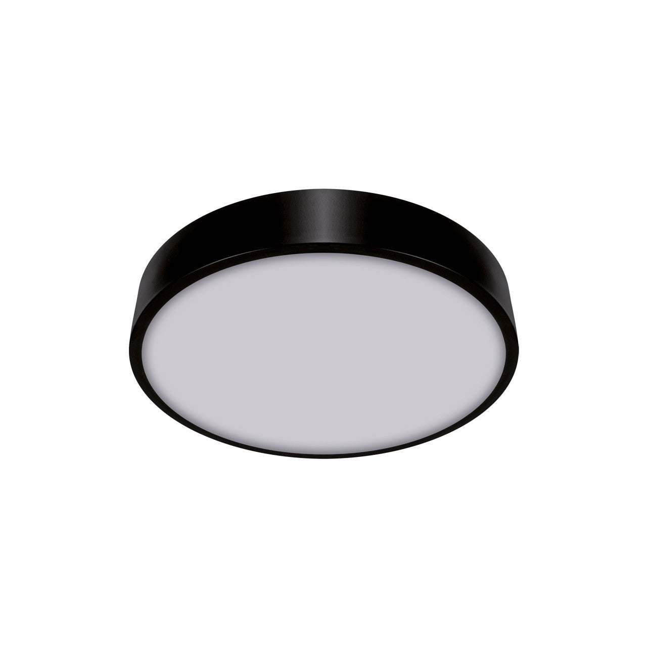 Plafon Totem okrągły czarno-biały LED 16W 4000K 1510lm wym: 5,5 x 30 cm IP20 tworzywo sztuczne Struhm