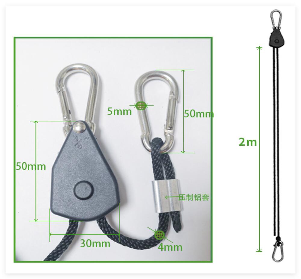 Libershine 8 Pièces Corde à Cliquet avec Crochets Réglable,1/8 Pouces Cordes à Cliquet avec Crochets,Paracorde Corde,Nylon Corde de Tente Réfléchissante,pour Camping,Tente, Bâche,Randonnée,Suspension