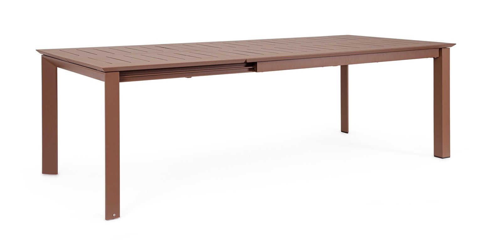 Stół aluminiowy rozkładany 160-240X100 czerwony