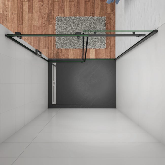 Box Doccia Nicchia 120x195 Cm - Vetro Satinato Anticalcare - Foto 7