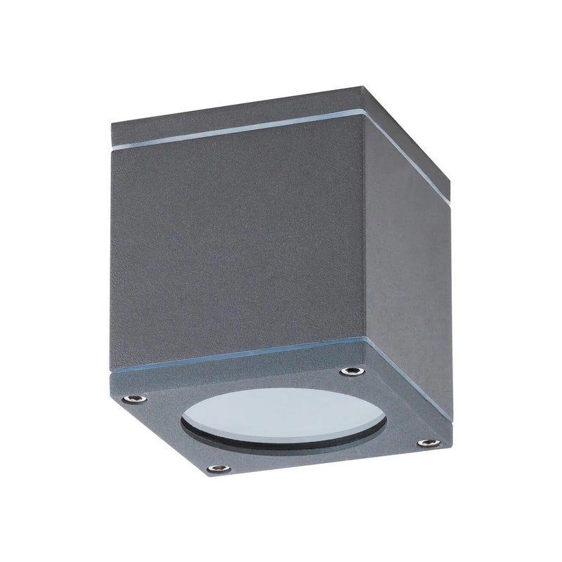 Lampa sufitowa zewnętrzna Akron antracytowa 1xGU10x35W wym:8,7x8,7x8,7cm IP54 Rabalux
