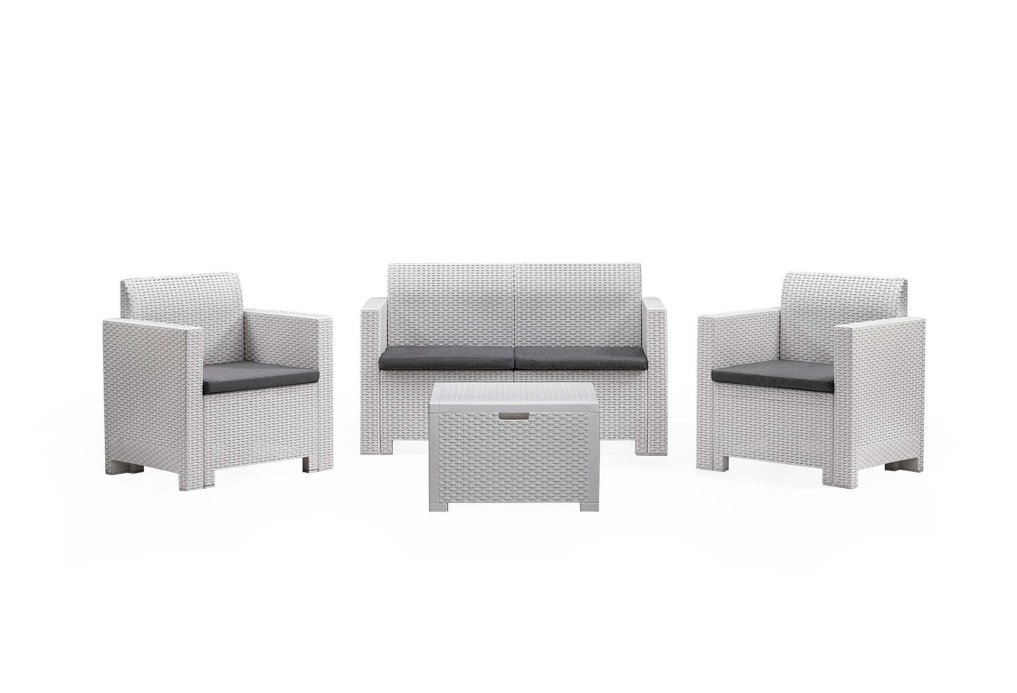 Ensemble de salon d'extérieur Gazania, Salon de jardin avec coussins