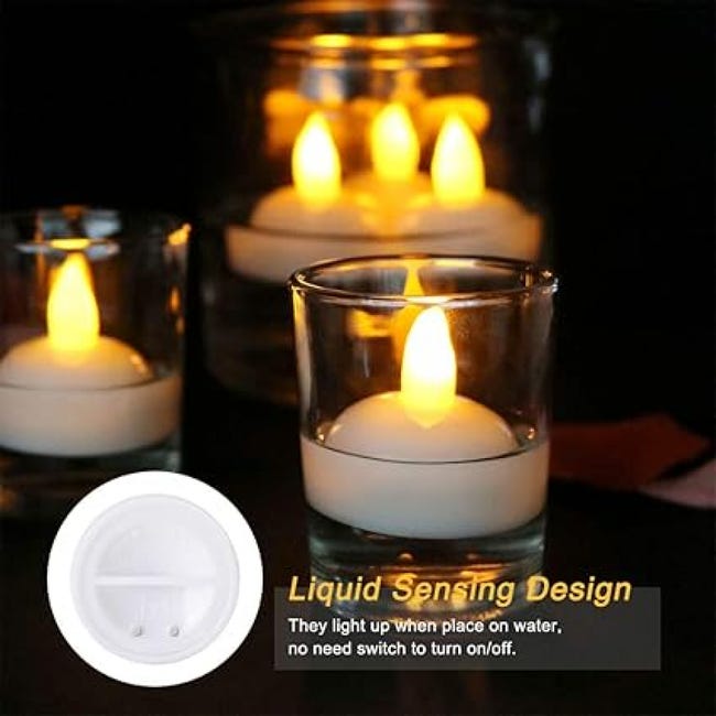 CANDLE CHOICE Candele senza fiamma per esterni, a batteria, con timer a CANDLE CHOICE Candele senza fiamma per esterni, a batteria, con timer a