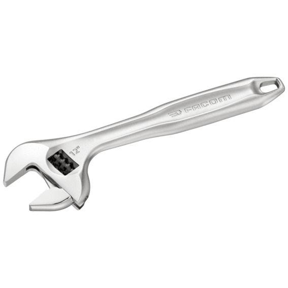 FACOM Clé à Molette 101.8G - Ajustement Rapide Écrou Ouverture Extra-Large - Manche Bimatière