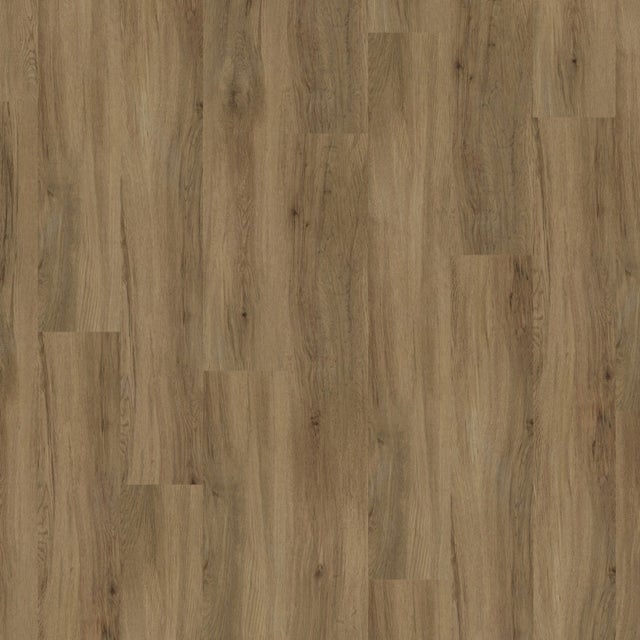 Sol PVC imitation parquet marron Lame PVC à coller 121,9 x 18,4 cm Sol vinyle résistant couche d'usure 0,55 mm pour usage industriel modéré