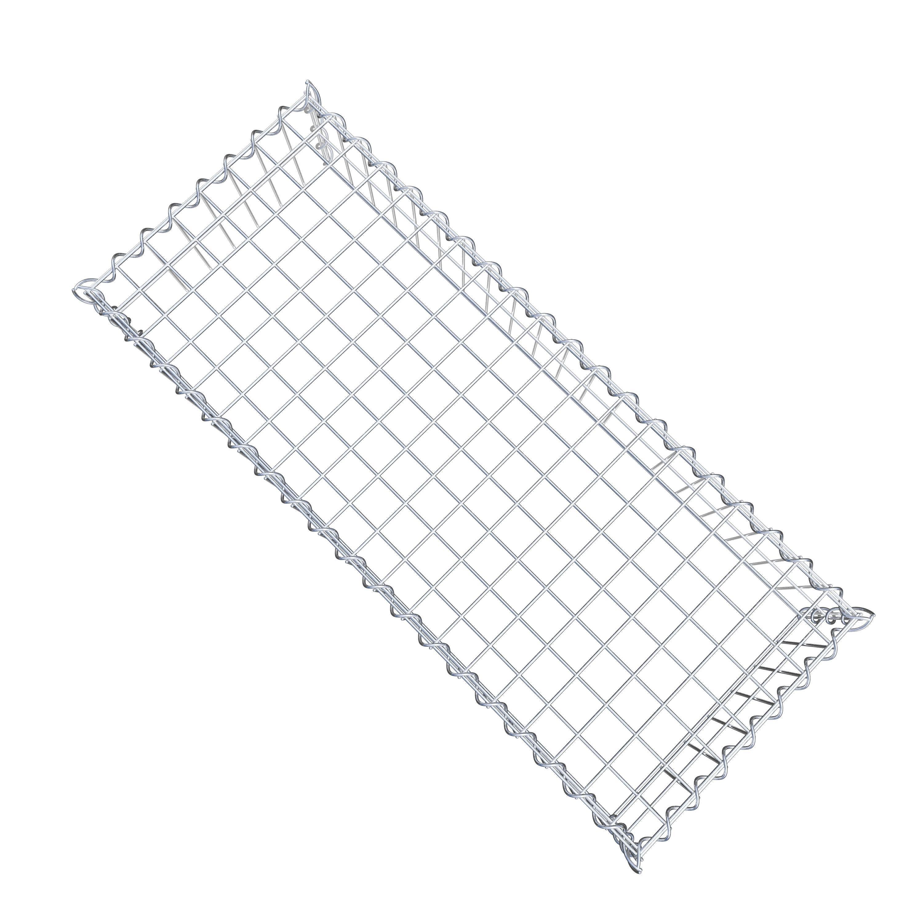 Gavión para apilar en acero galvanizado 100x20x40cm (LxAxP), malla 5 x 10cm, Espiral, sin rejilla inferior - 5