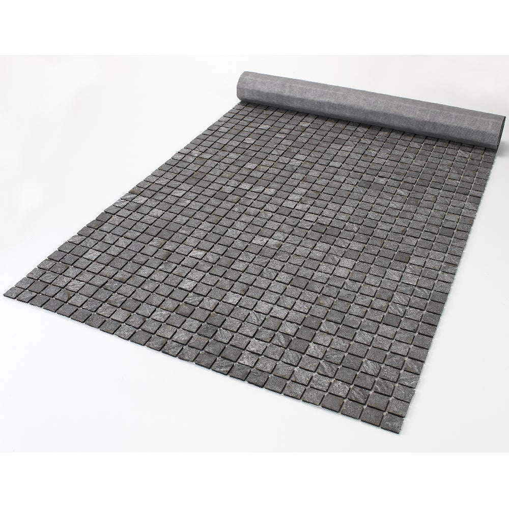 Mosaique pierre naturelle - 2,5 x 2,5 cm -rouleau 100 x 50 cm - roche de mer - 2