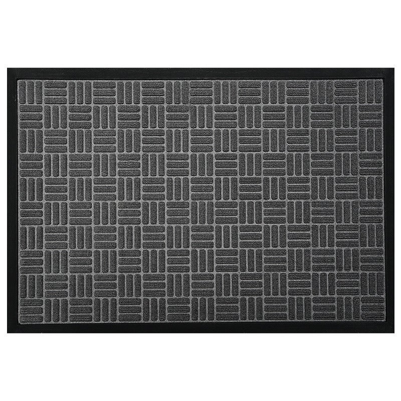 1 Nowoczesny Dywan Kuchenny Biegacz Obszyty Chłonny Antypoślizgowy Zmywalny Szary - 45x75 cm