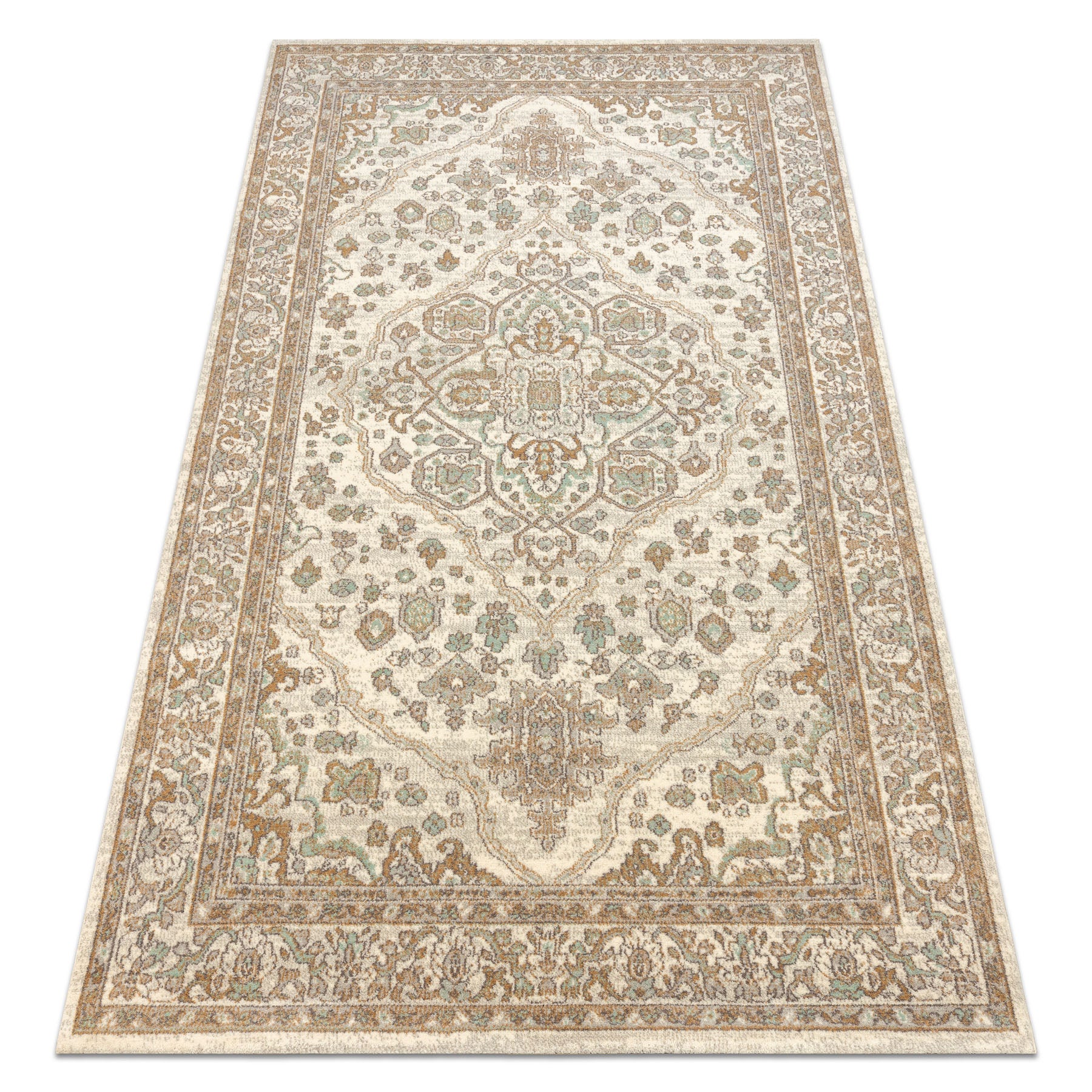 Dywan SOHO 477.01.LA100 wełniany OSTA - Ornament, rozeta beż 200x300 cm