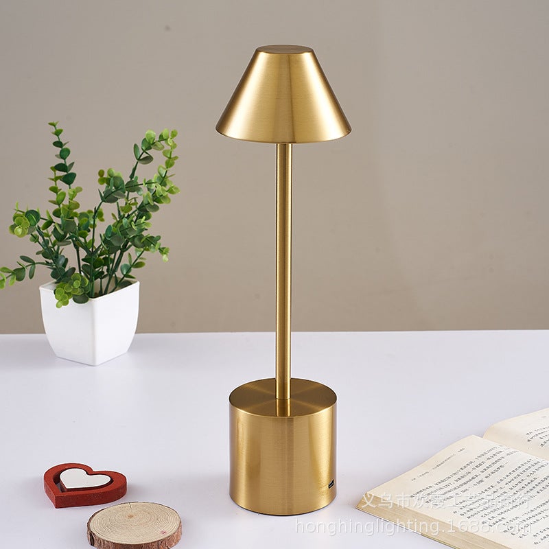 Garosa Lampe De Table Plissée, Contrôle Tactile 3 Couleurs